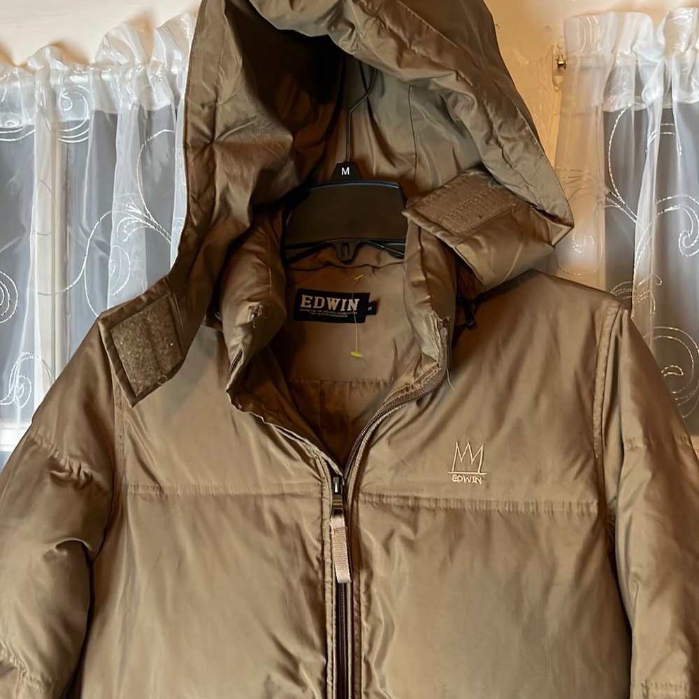Vintage Edwin Japanese Brand Full Length Puffer Coat Size 95Medium